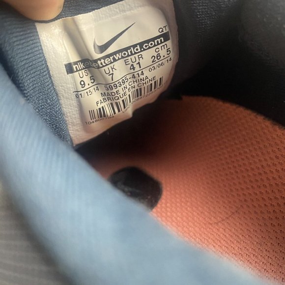 Nike Lunarglide 5 Womens Size 9.5 599395-414 Grey Running Shoes - Picture 8 of 8